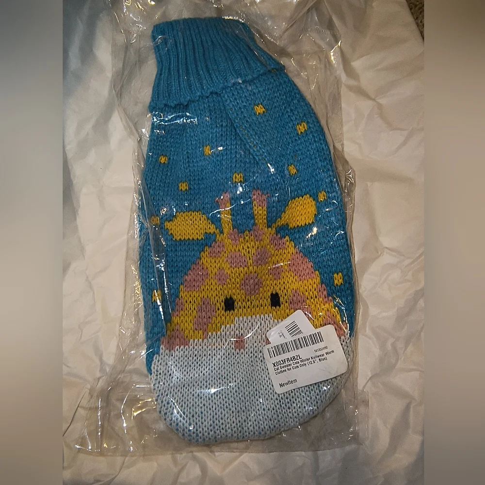 NIP Pet Sweater/Coat for Cat or Smaller Dog Size L(14)